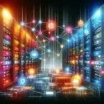 "Real-time monitoring tools for microservices architecture in modern software development, showcasing a dashboard with performance metrics and analytics."